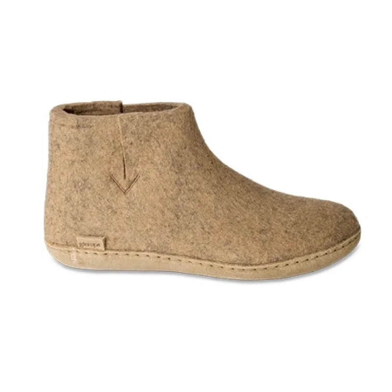 Boot with Leather Sole - Sand