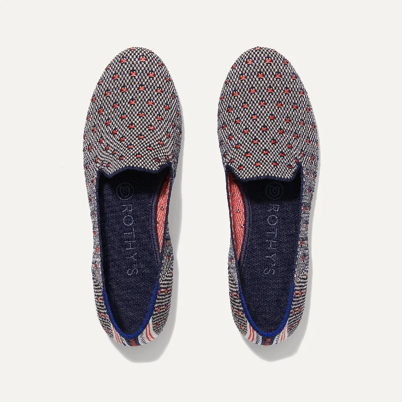 The Loafer - Coral Dot