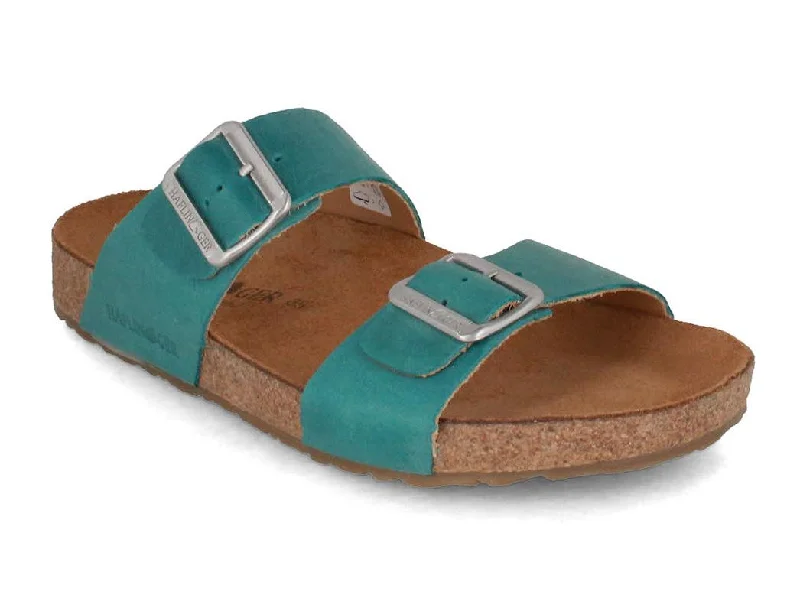 HAFLINGER Women Sandals 'Bio Andrea', aqua country