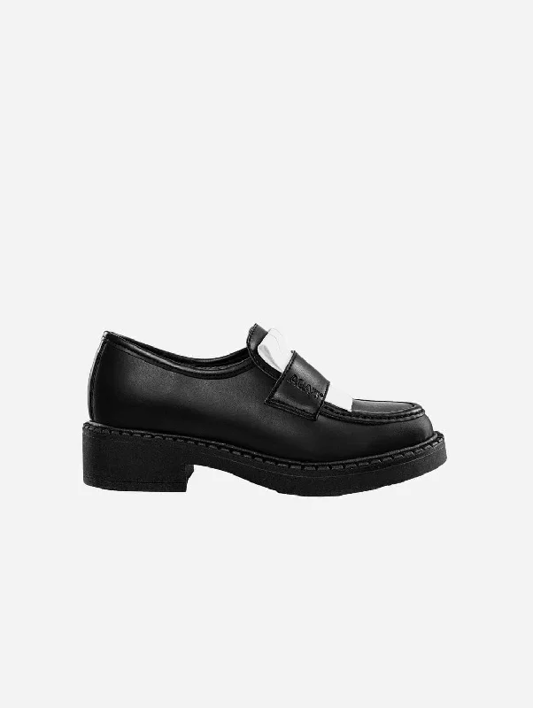 Diane Women's 3 in 1 Apple Leather Vegan Loafers | Black