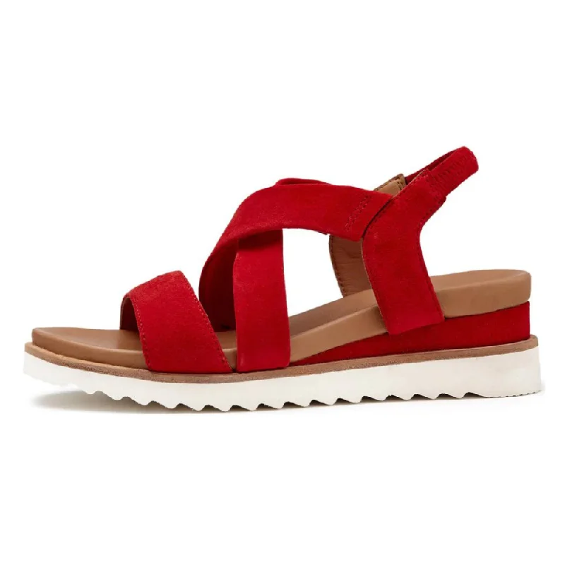 Ara Varina Red Suede Sandal (Women's)