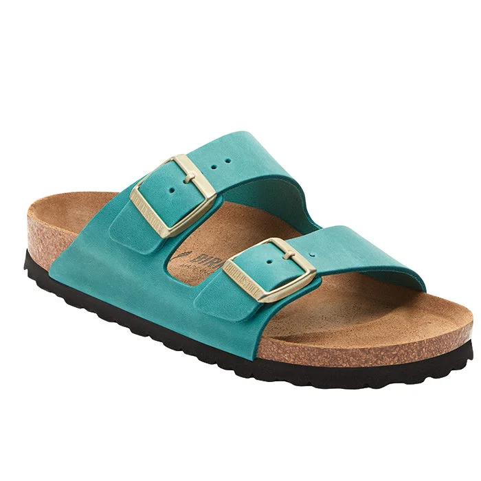 Womens Birkenstock Arizona Oiled Narrow in Biscay Bay