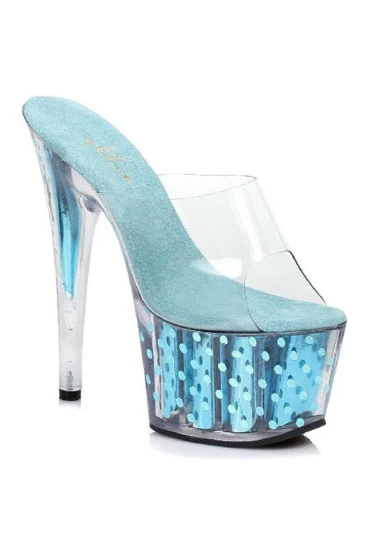 709-BRIELLE Platform Slide  | Clear Vinyl