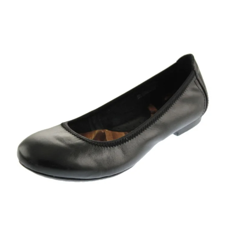 Born Womens Julianne Leather Round Toe Ballet Flats