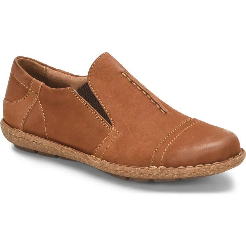 Born Womens Leather Slip On Espadrilles