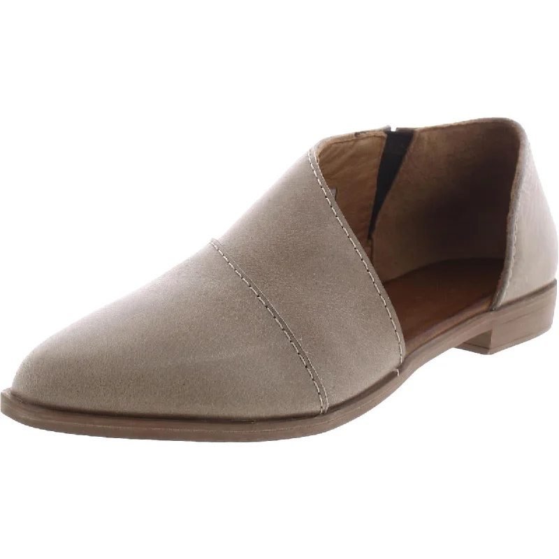 Bueno Womens Blake Leather Pointed Toe D'Orsay