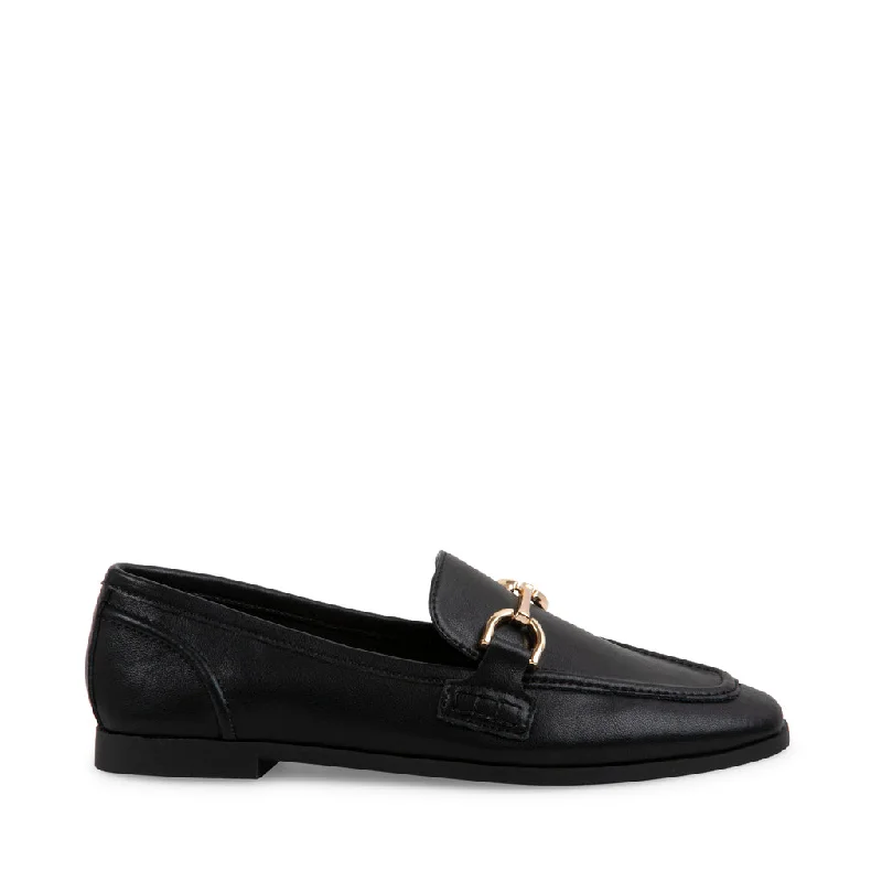 Carrine Flat Shoe BLACK LEATHER