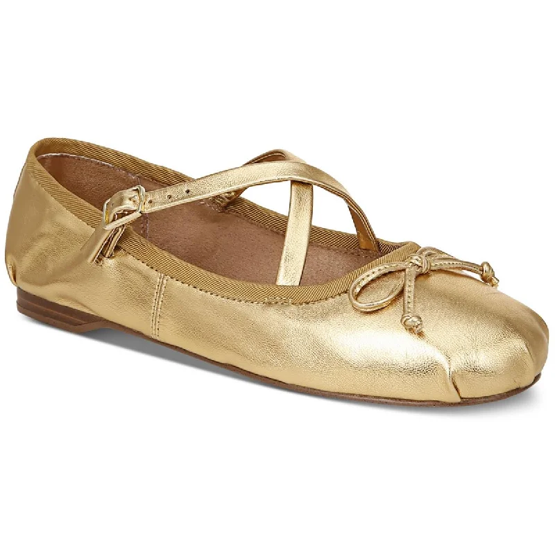 Circus by Sam Edelman Womens Zuri Bow Cushioned Footbed Ballet Flats