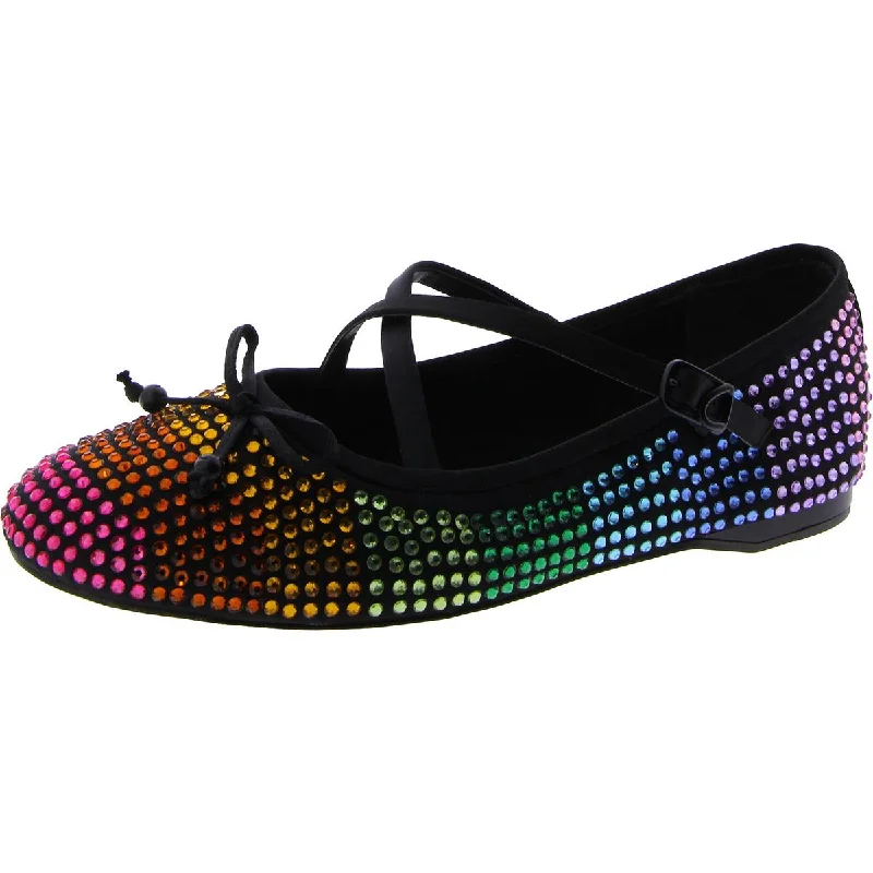 Circus by Sam Edelman Womens ZURI Rainbow Rhnestone Ballet Flats