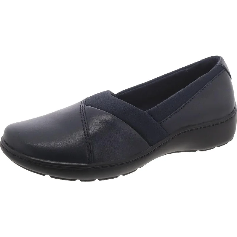 Clarks Womens Cora Charm Leather Slip On Loafers