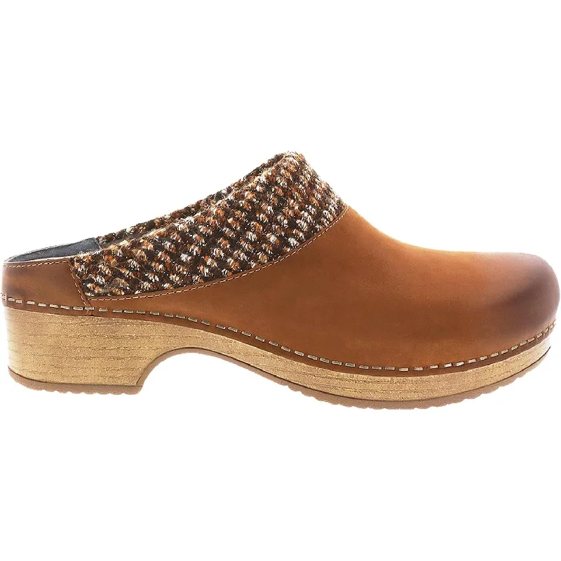 Women's Dansko Bev Tan Burnished Nubuck