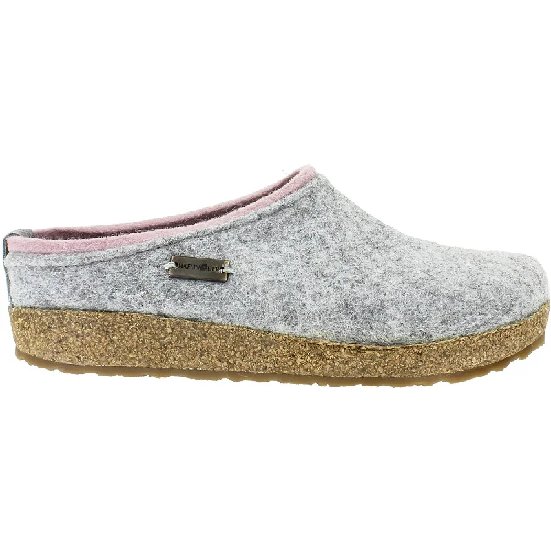 Women's Haflinger Kris Silver Grey Wool