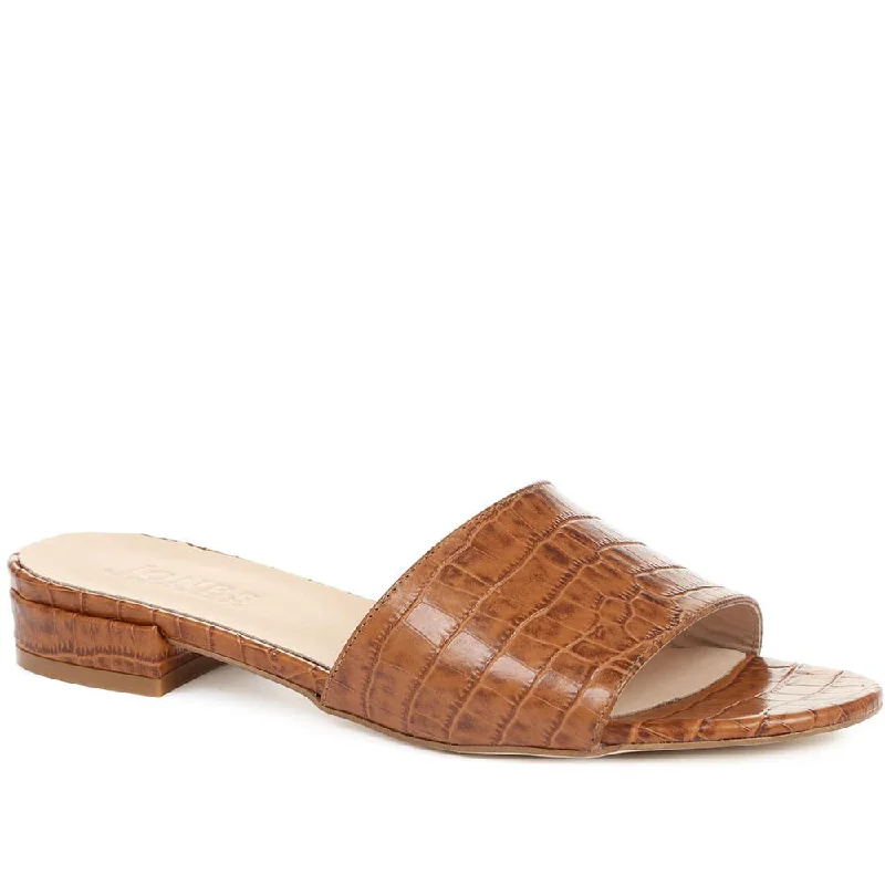 Julia Leather Mule Sandals - JULIA / 318 614