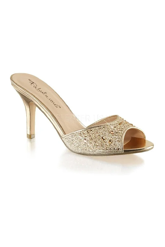 LUCY-01 Slide | Gold Fabric