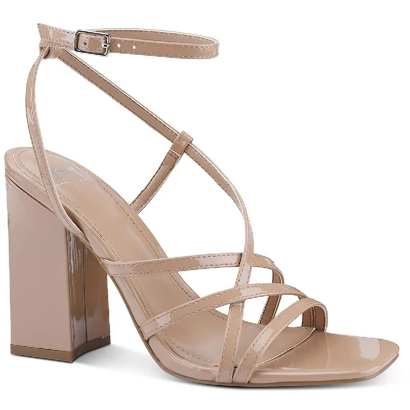 Marc Fisher LTD Womens Edalyn Strappy Leather Ankle Strap