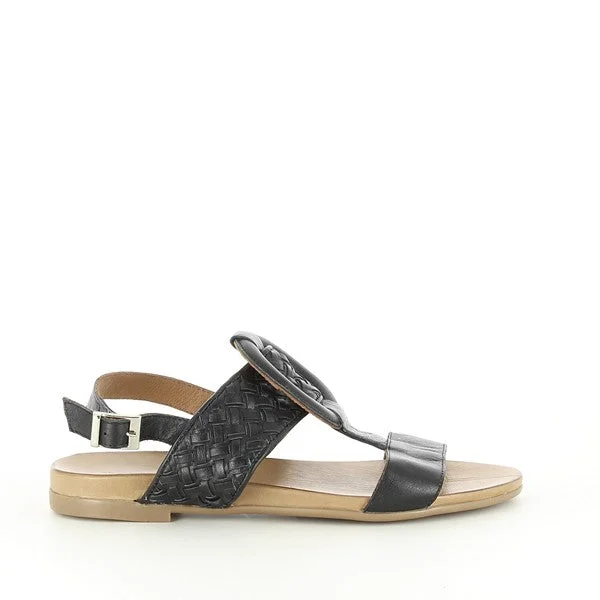 Marco Dalessi Muki Black Sandal