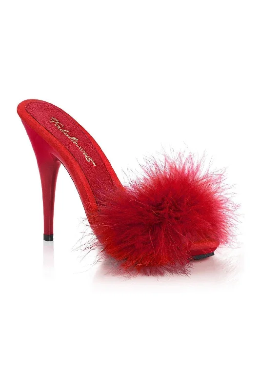 POISE-501F Slide | Red Marabou