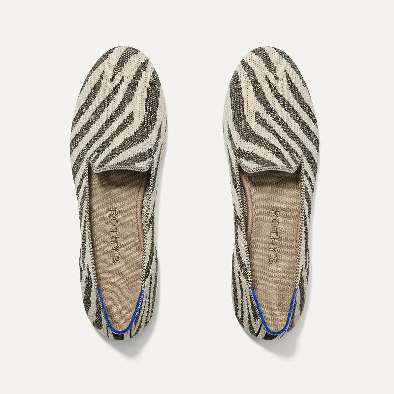 The Loafer - Shimmer Zebra