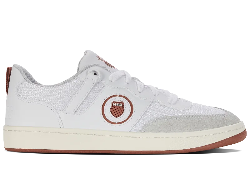 99075-962-M | K-VARSITY | WHITE/LIGHT MAHOGANY