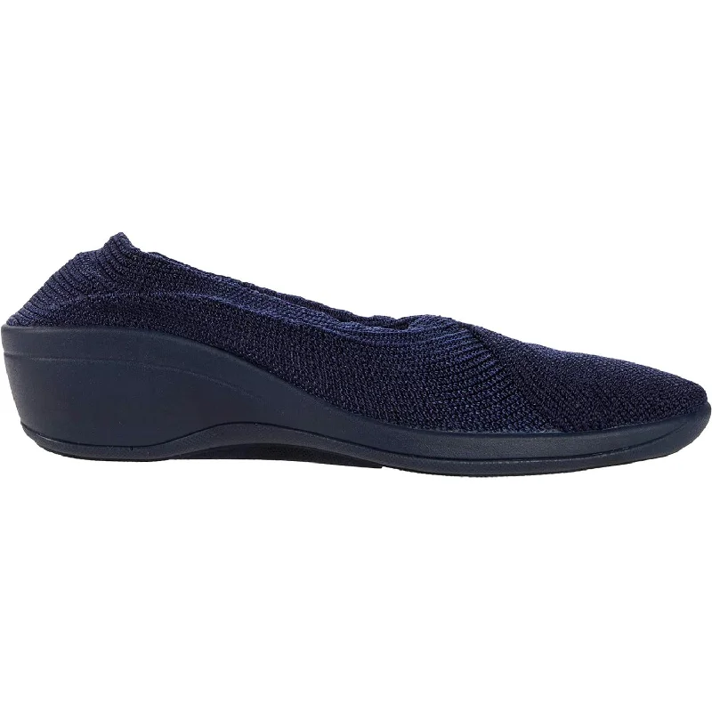 Women's Arcopedico Mailu Navy Knit Nylon