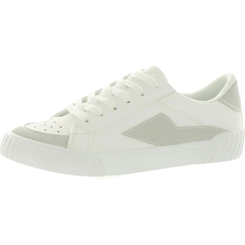 Blowfish Womens Willa Faux Leather Lifestyle Casual and Fashion Sneakers