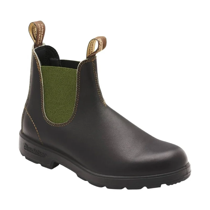 Blundstone Original 500 Chelsea Boots - Stout Brown/Olive