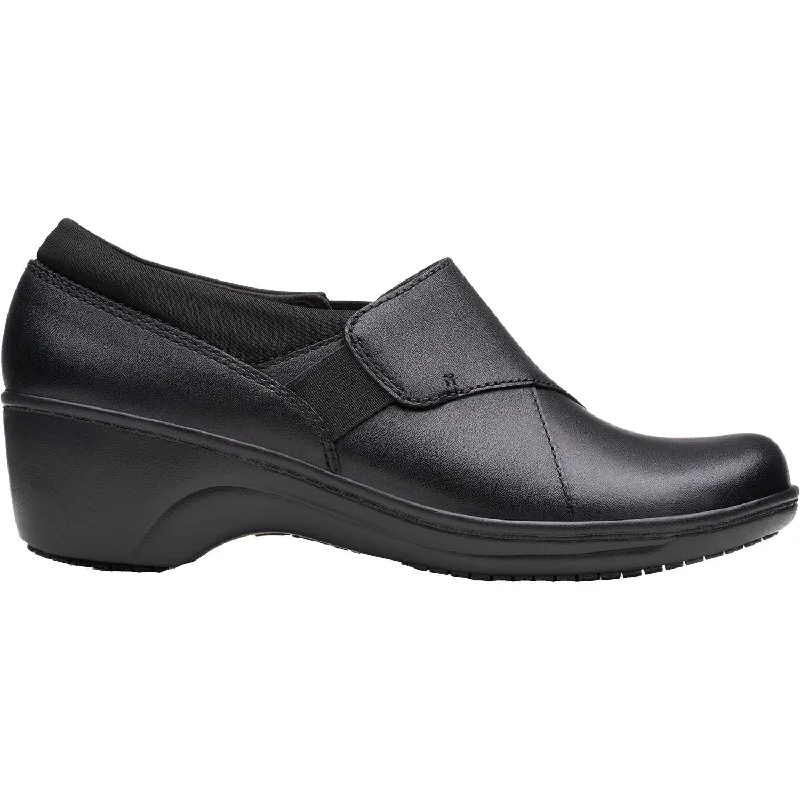 Women's Clarks Grasp High Black Leather