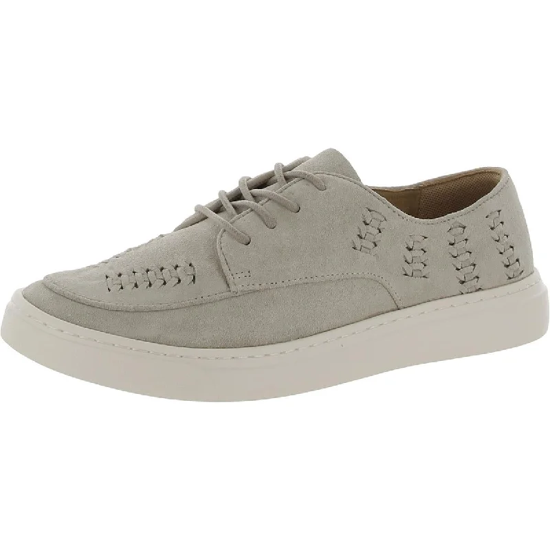 Comfortiva Womens Thayer Suede Woven Casual And Fashion Sneakers