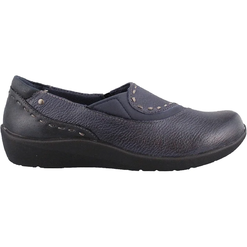 Women's Earth Leona Navy Leather