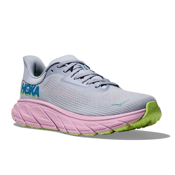 HOKA Women's Arahi 7 Wide Grey/Pink