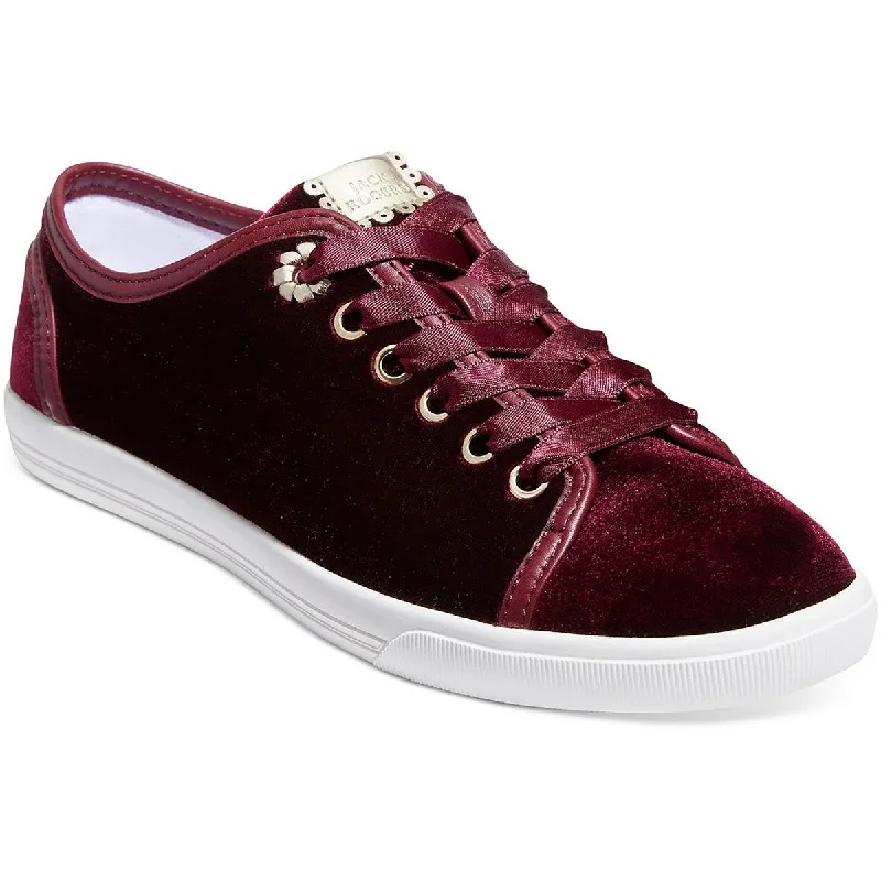 Jack Rogers Womens Lia Satin Lace-Up Casual And Fashion Sneakers