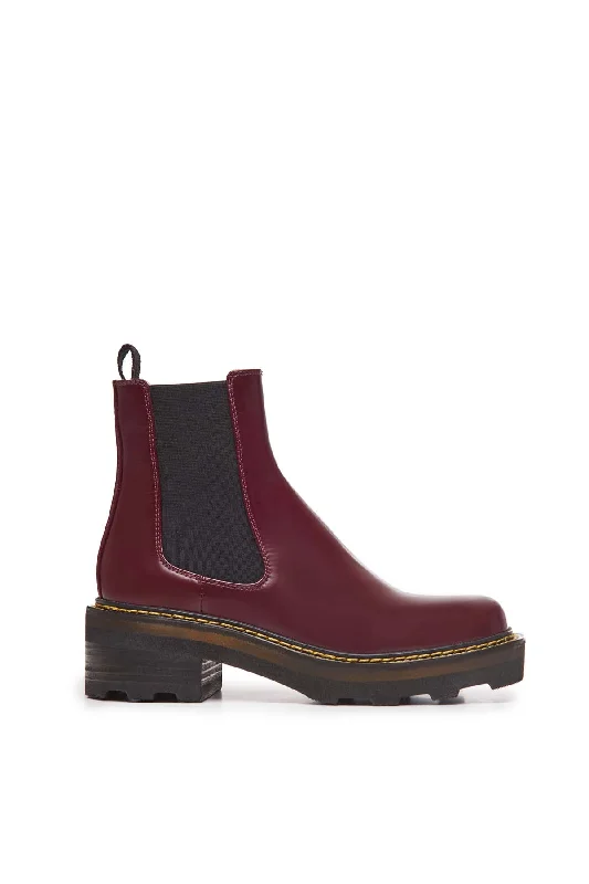 Jil Chelsea Boot in Windsor Wine Leather