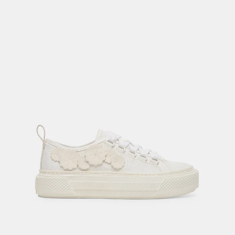 ROBBIN SNEAKERS WHITE CANVAS