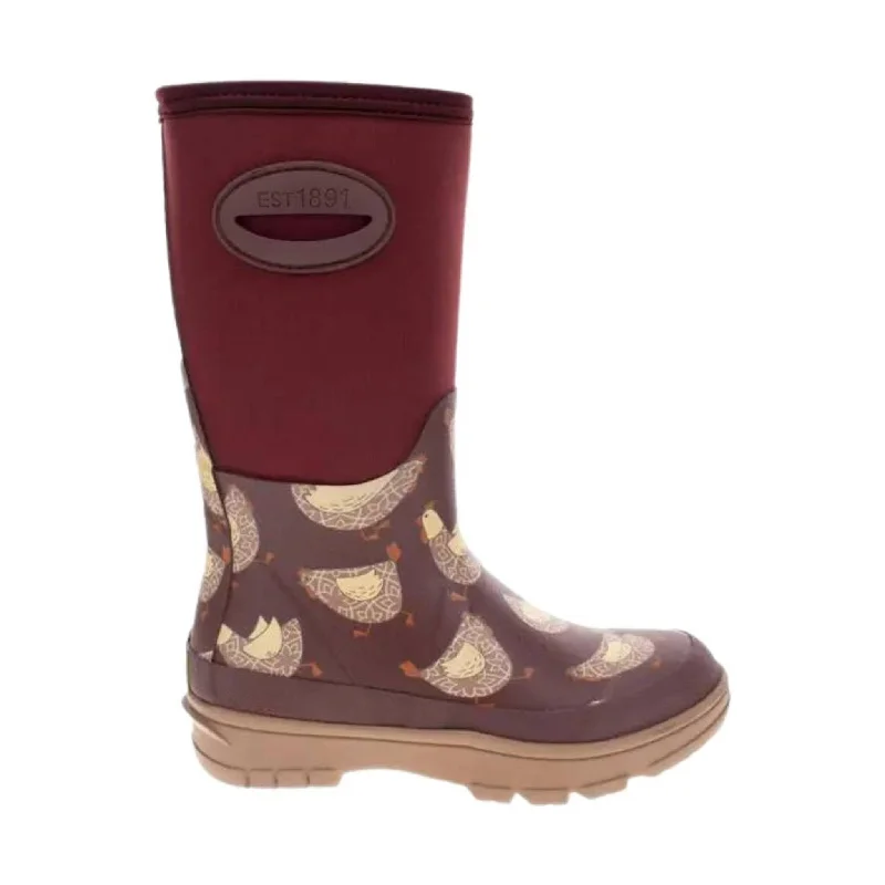 Western Chief Women's Chicken Mid Rain Boot - Brown