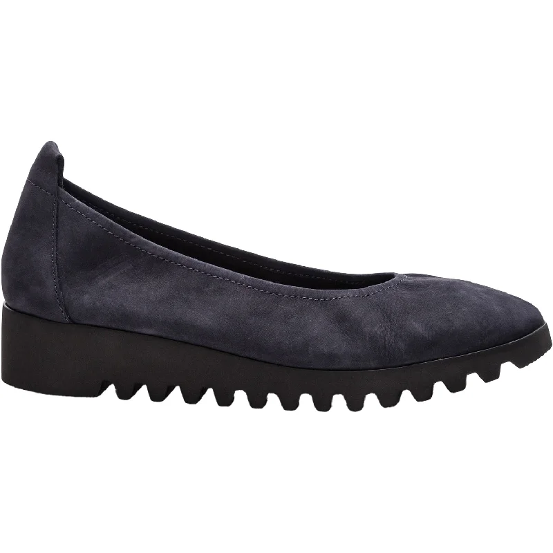 Women's Aetrex Brianna Navy Suede