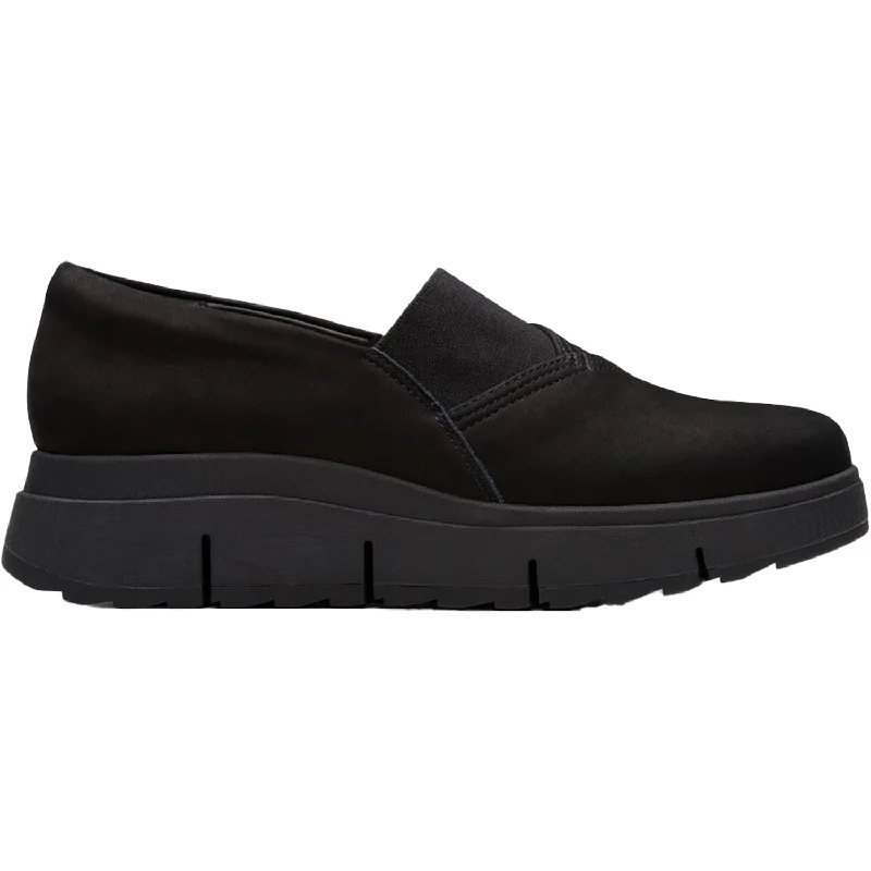 Women's Clarks Loriini West Black Nubuck