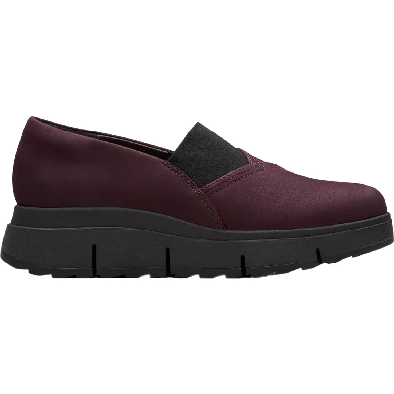 Women's Clarks Loriini West Plum Nubuck