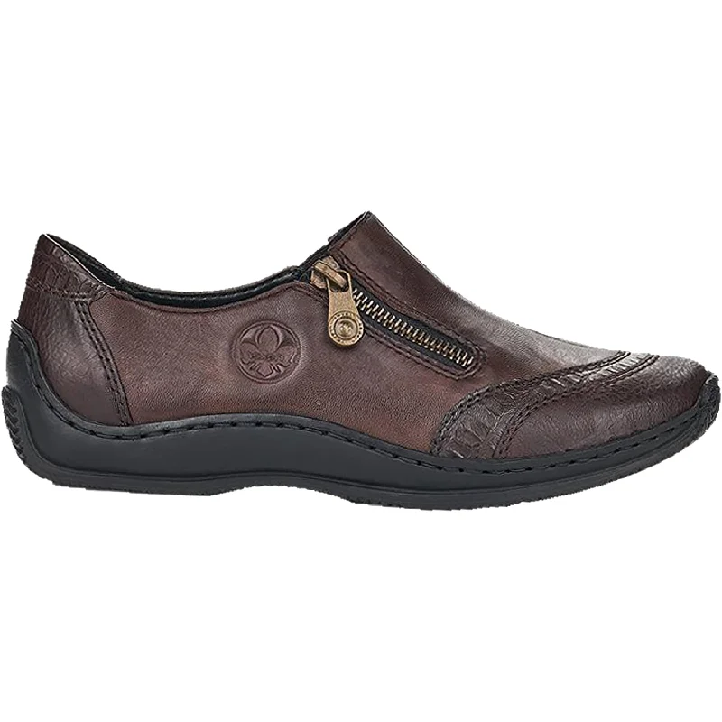 Women's Rieker L1761-25 Celia 61 Brown Leather