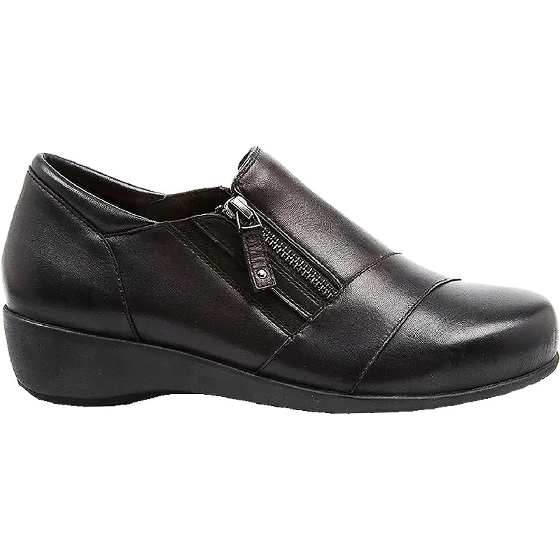 Women's Ziera Sage Black Leather